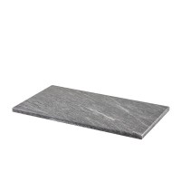 Rectangular Dark Grey Marble Platter